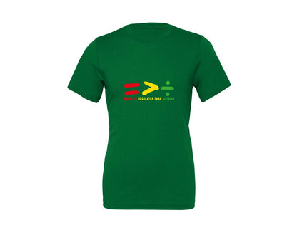 brand:Generic|color:Kelly|Equality Is Greater Than Division B Graphic T-Shirt