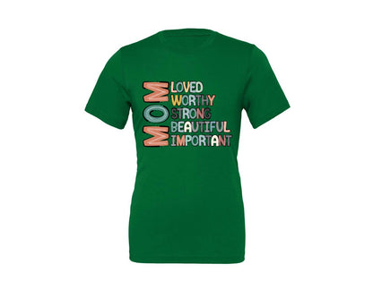 brand:Generic|color:Kelly|Mom Mothers Day Design Graphic T-Shirt
