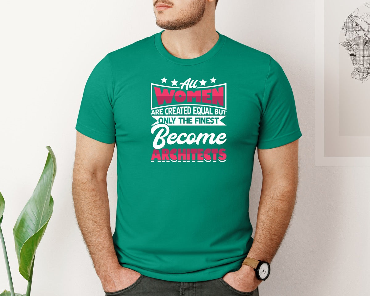 brand:Bella Canvas|color:Kelly|Architect Architecture T Shirt Design 161 Graphic T-Shirt