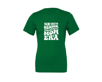 brand:Generic|color:Kelly|In My Senior Volleyball Mom Era 2 Graphic T-Shirt