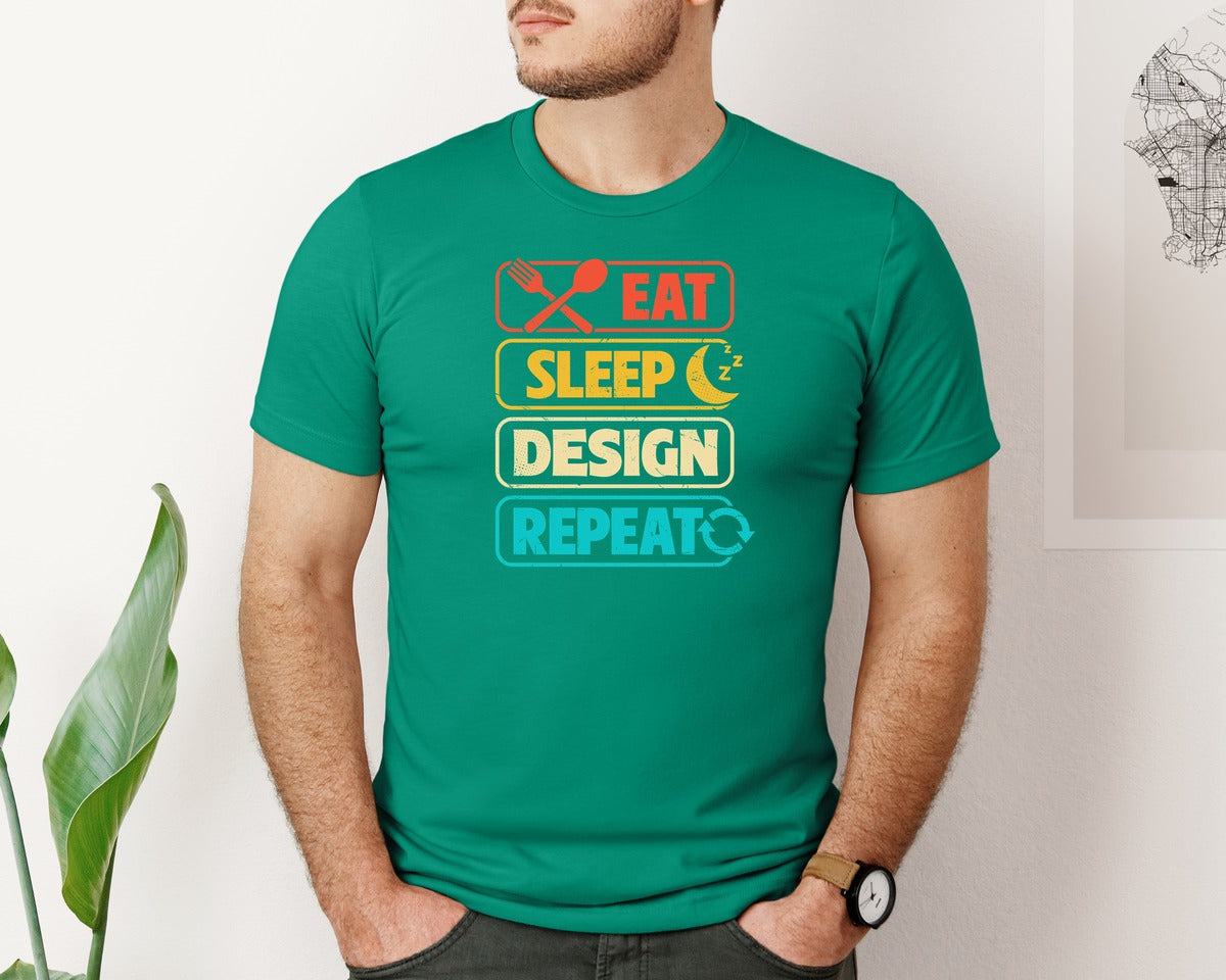 brand:Bella Canvas|color:Kelly|Architect Architecture T Shirt Design 157 Graphic T-Shirt