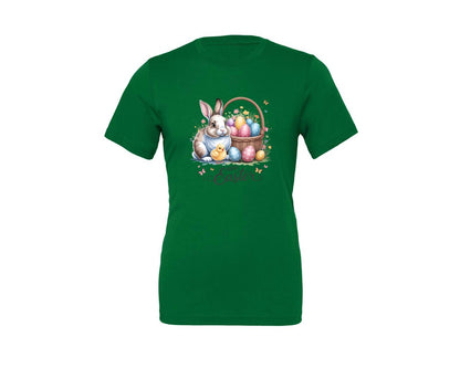 brand:Generic|color:Kelly|Happy Easter Bunny Eggs 5 Graphic T-Shirt