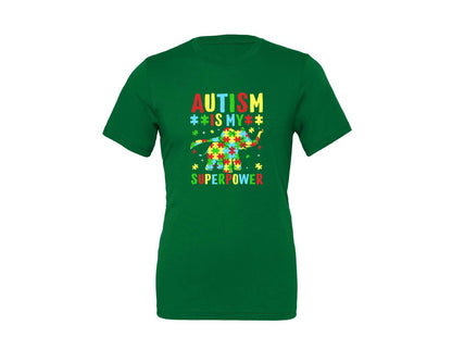 brand:Generic|color:Kelly|Autism Is My Superpower T Shirt 2 Graphic T-Shirt