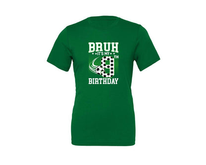 brand:Generic|color:Kelly|Bruh Its My 9Th Birthday Soccer T Shirt Graphic T-Shirt