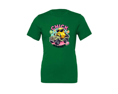 brand:Generic|color:Kelly|Chick Magnet Easter Chick Cool Graphic T-Shirt