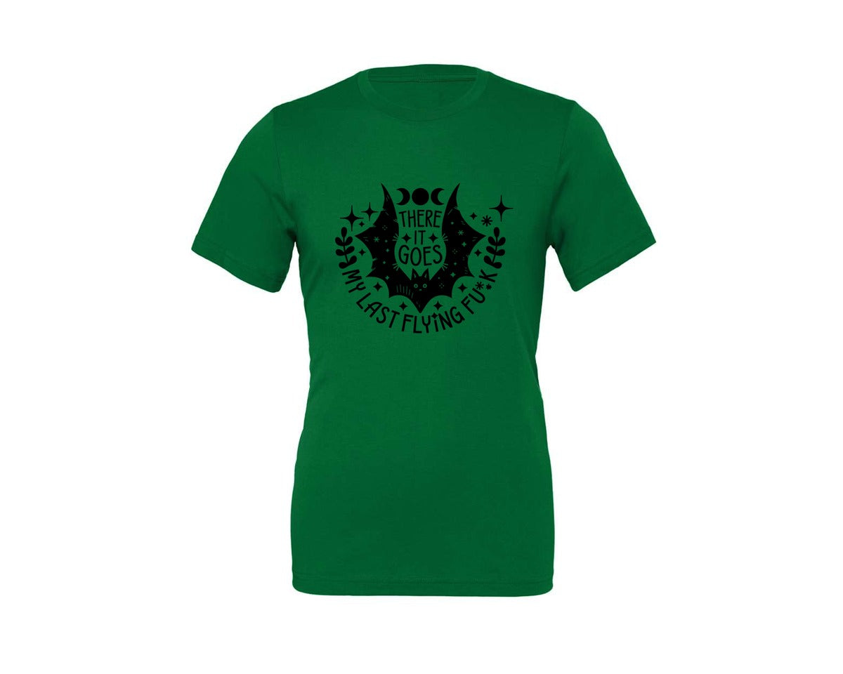 brand:Generic|color:Kelly|There It Goes My Last Flying Fck 2 Graphic T-Shirt