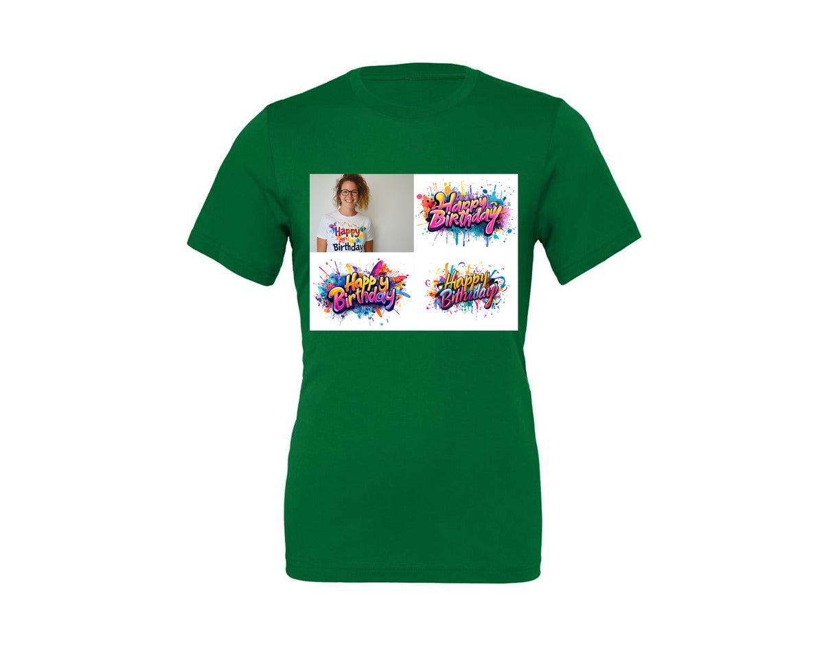 brand:Generic|color:Kelly|Happy Birthday T Shirt Design 69 Graphic T-Shirt