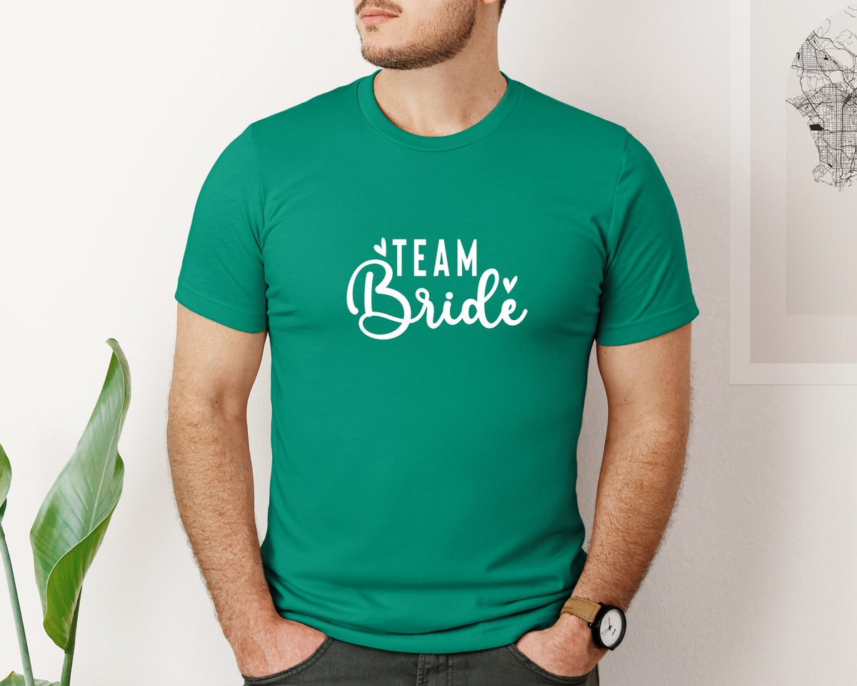brand:Bella Canvas|color:Kelly|Team Bride Bride 2 Graphic T-Shirt