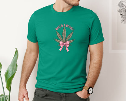 brand:Bella Canvas|color:Kelly|Baked Boujee Funny Graphic T-Shirt