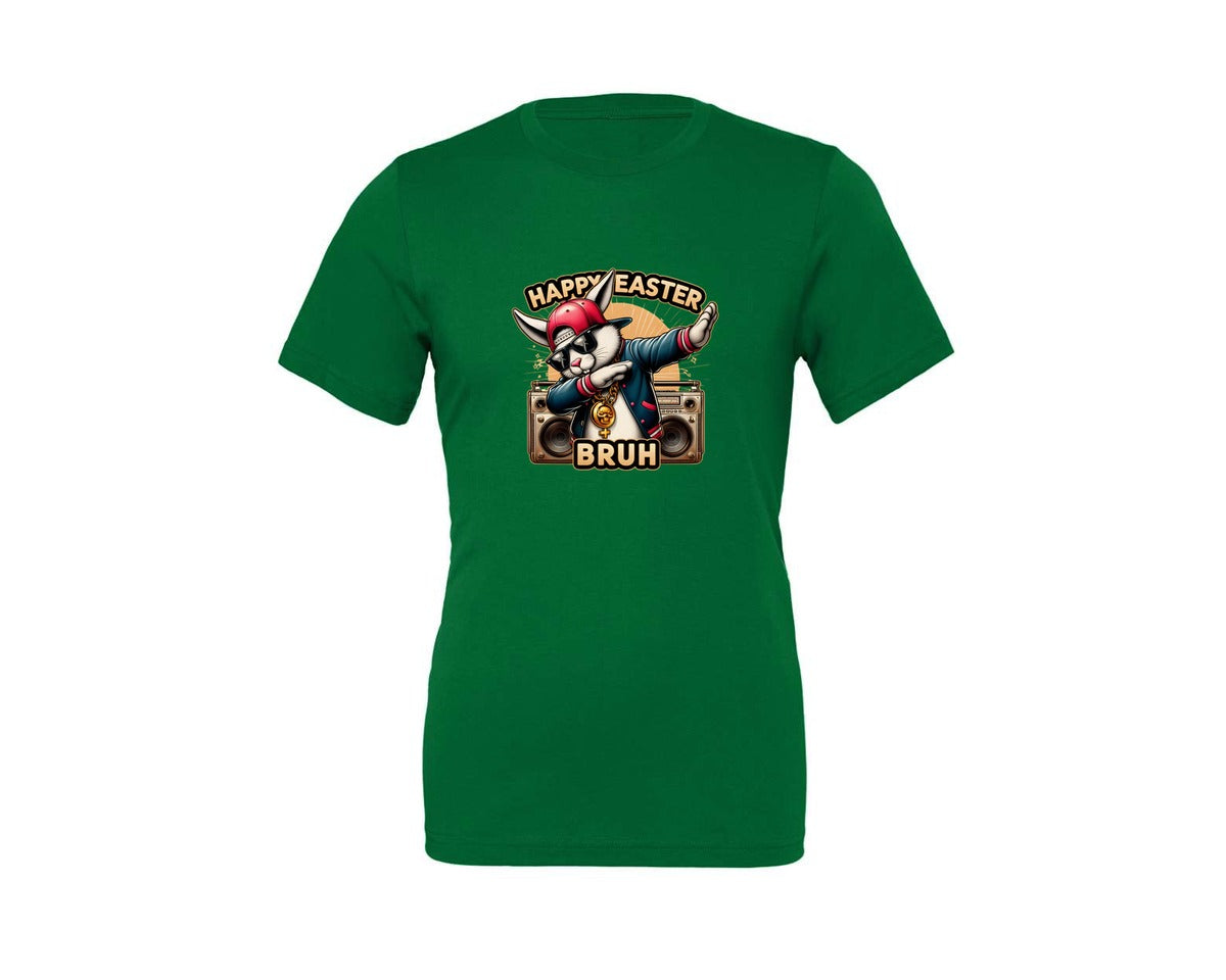 brand:Generic|color:Kelly|Hip Hop Easter Bunny 16 Graphic T-Shirt