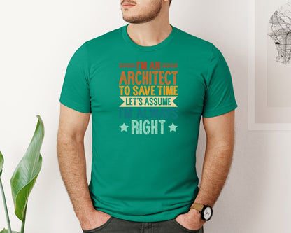 brand:Bella Canvas|color:Kelly|Architect Architecture T Shirt Design 131 Graphic T-Shirt