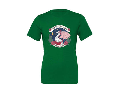 brand:Generic|color:Kelly|Fantasy Book Club Dragon Book Graphic T-Shirt