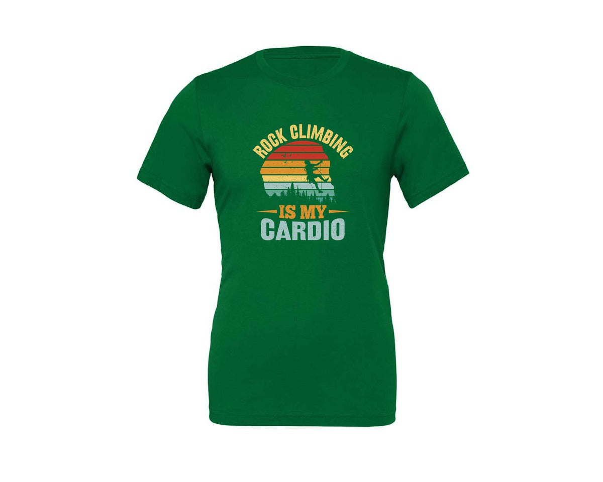 brand:Generic|color:Kelly|Rock Climbing Graphic Graphic T-Shirt