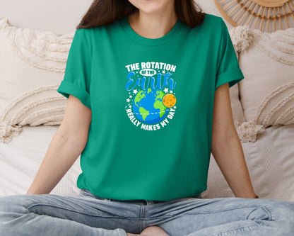 brand:Bella Canvas|color:Kelly|Funny Earth Day T Shirt 4 Graphic T-Shirt