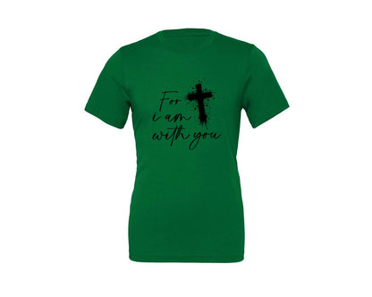 brand:Generic|color:Kelly|Fear Not Christianity Bible Graphic T-Shirt