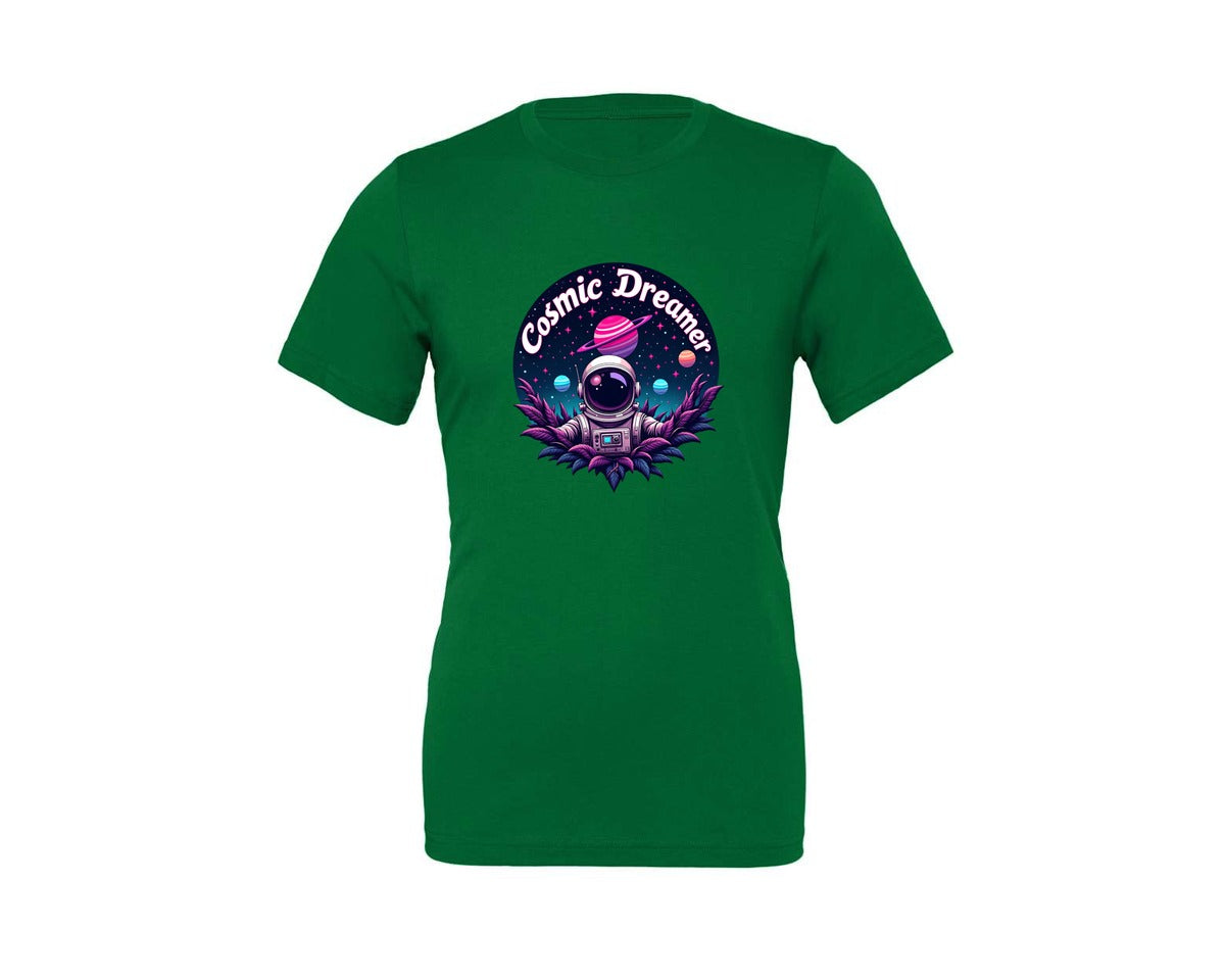 brand:Generic|color:Kelly|Cosmic Dreamer T Shirt Design Graphic T-Shirt
