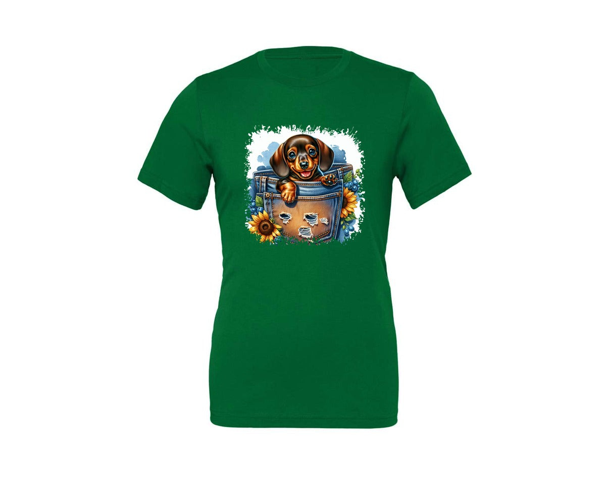 brand:Generic|color:Kelly|Dog In Pocket Square Tshirt 29 Graphic T-Shirt