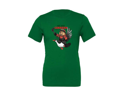 brand:Generic|color:Kelly|We Are Canada Elbows Up Graphic T-Shirt