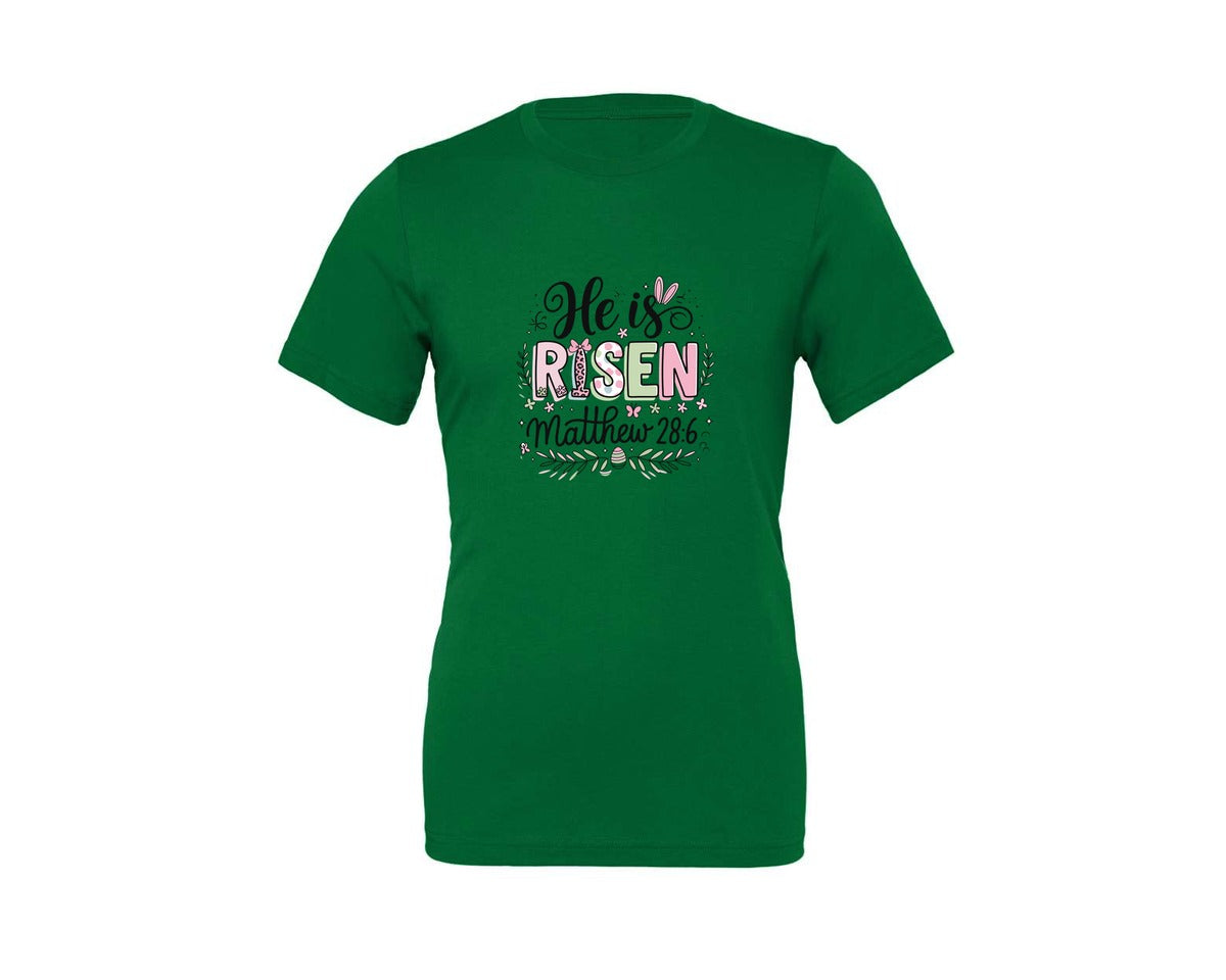 brand:Generic|color:Kelly|Religious Easter Graphic T-Shirt
