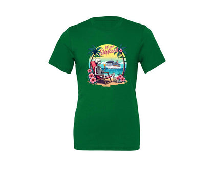 brand:Generic|color:Kelly|Cruise Lets Get Shipfaced Graphic T-Shirt
