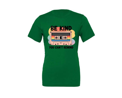 brand:Generic|color:Kelly|Be Kind Retro Cassette Tape 2 Graphic T-Shirt