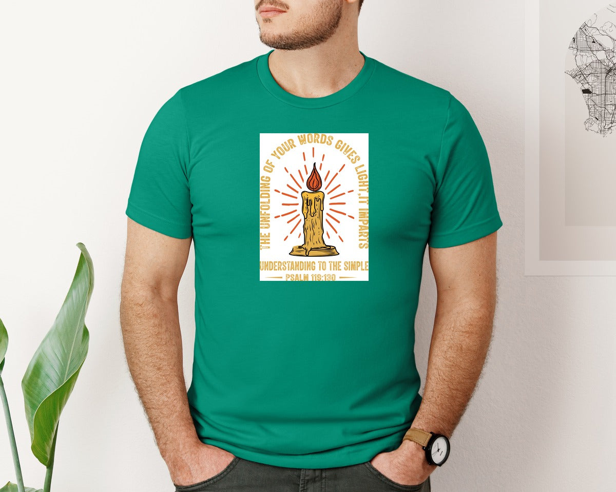 brand:Bella Canvas|color:Kelly|Christian Quotes T Shirt Bible Verse Graphic T-Shirt