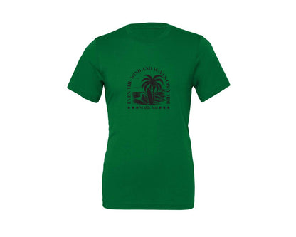 brand:Generic|color:Kelly|Wind And Waves Obey Him Mark 441 Graphic T-Shirt
