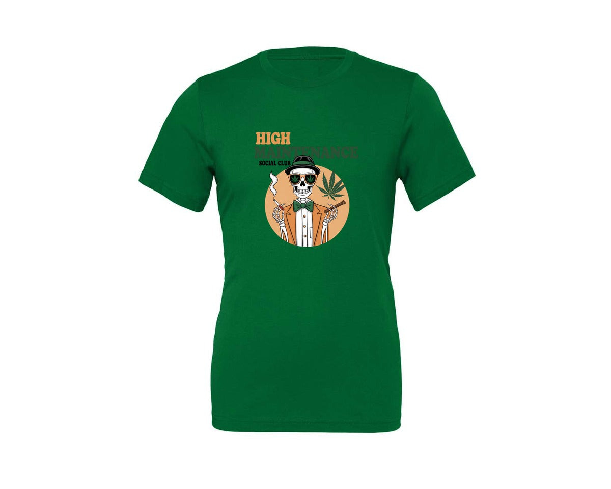 brand:Generic|color:Kelly|High Maintenance Social Club 3 Graphic T-Shirt