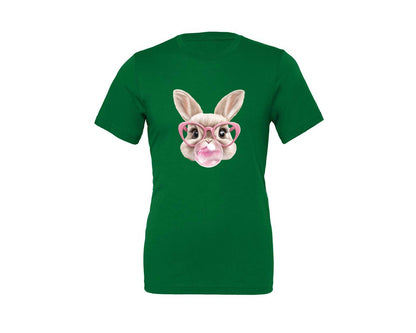 brand:Generic|color:Kelly|Easter Bunny Coquette Bunny Blowing 3 Graphic T-Shirt