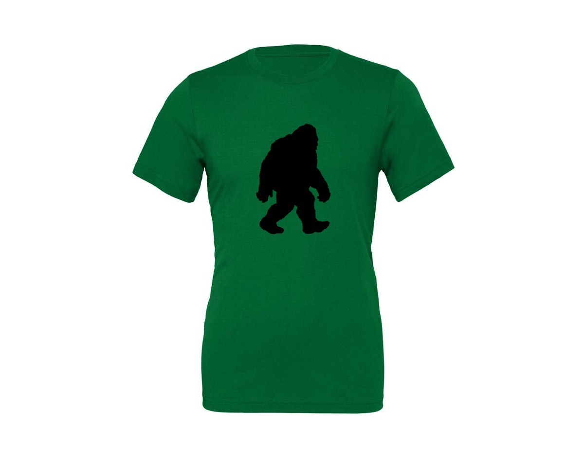 brand:Generic|color:Kelly|Bigfoot Sasquatch Figure Design Graphic T-Shirt