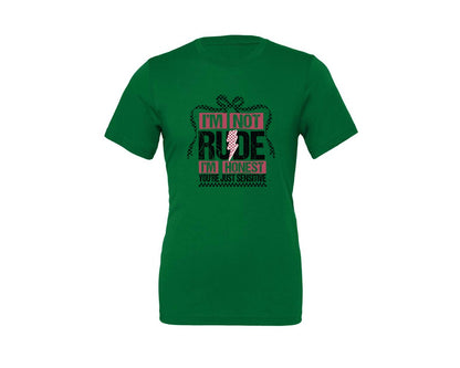 brand:Generic|color:Kelly|Im Not Rude Snarky Sarcastic 2 Graphic T-Shirt