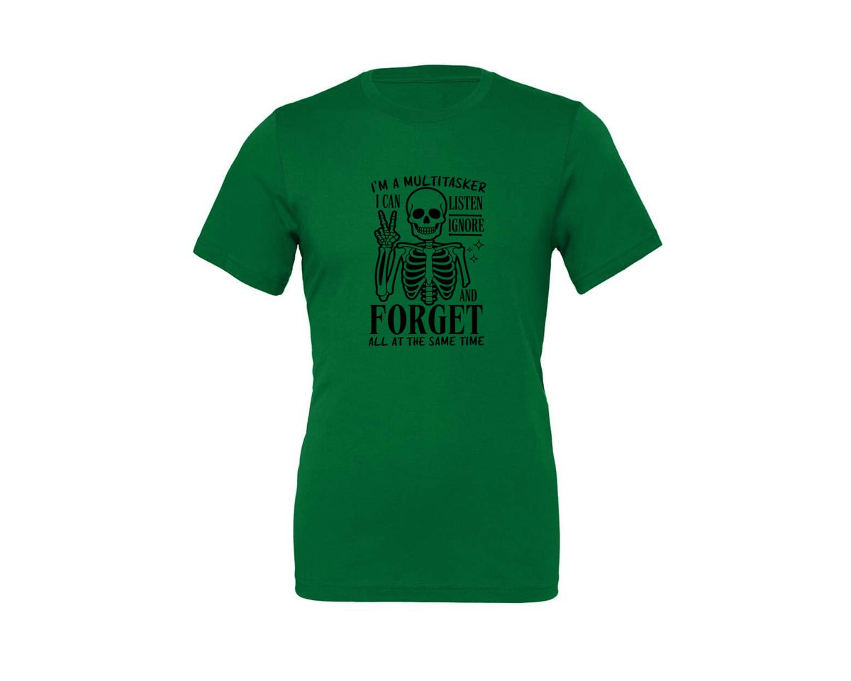 brand:Generic|color:Kelly|Im A Multitasker Office Humor Graphic T-Shirt