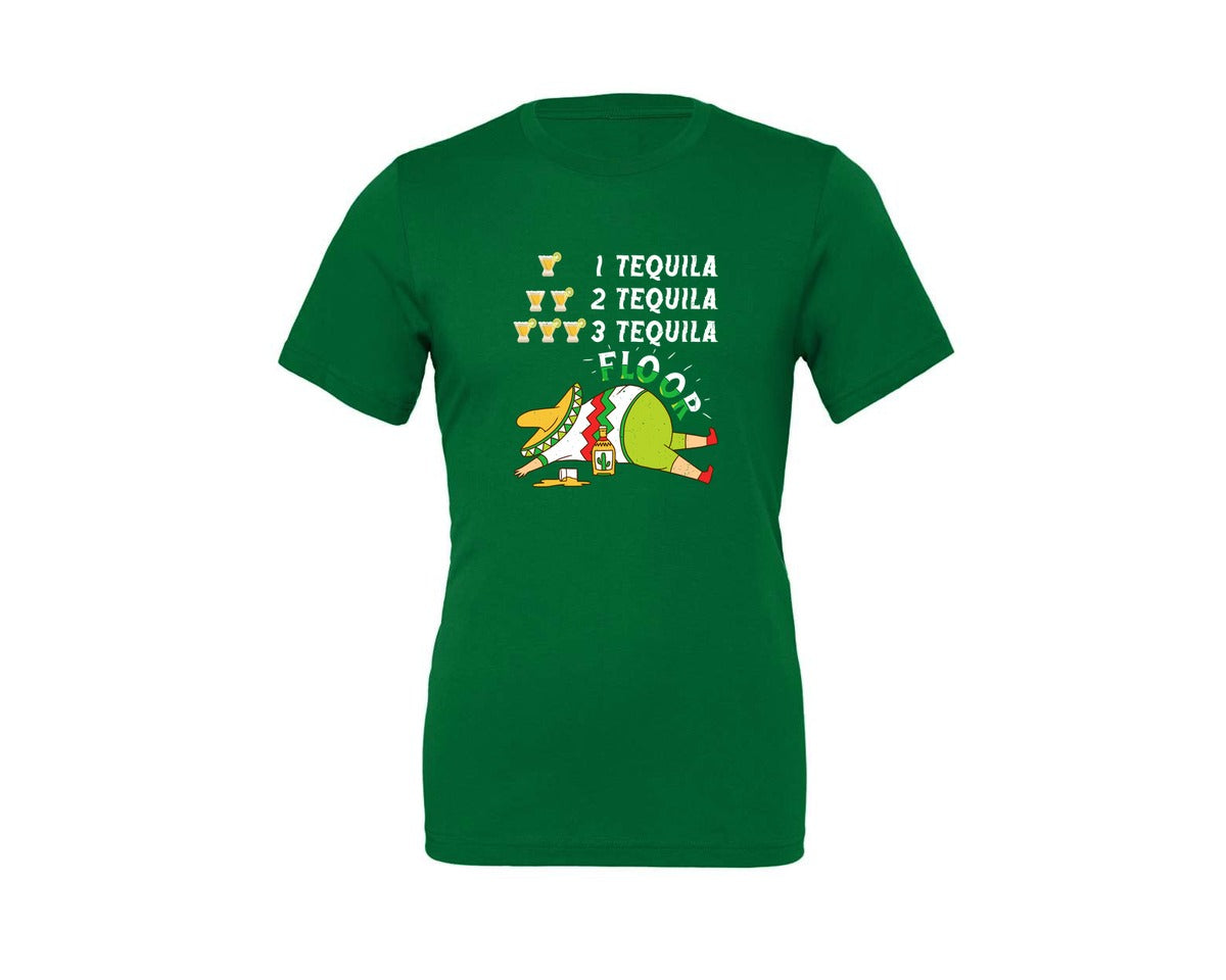brand:Generic|color:Kelly|Tequila Cinco De Mayo T Shirt Graphic T-Shirt