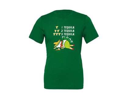 brand:Generic|color:Kelly|Tequila Cinco De Mayo T Shirt Graphic T-Shirt