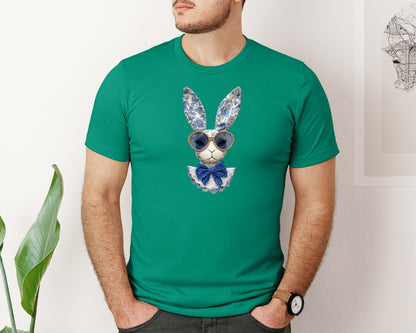 brand:Bella Canvas|color:Kelly|Cute Bunny T Shirt Bunny 2 Graphic T-Shirt