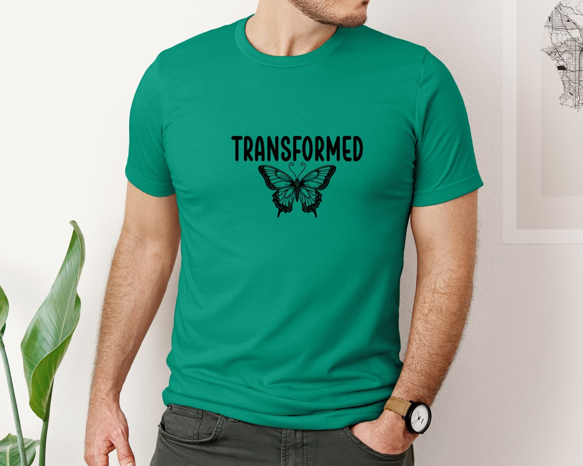 brand:Bella Canvas|color:Kelly|Boho Christian Sleeve Design Graphic T-Shirt