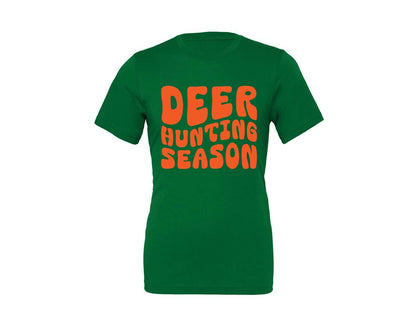 brand:Generic|color:Kelly|Retro Deer Hunting Season Design 2 Graphic T-Shirt