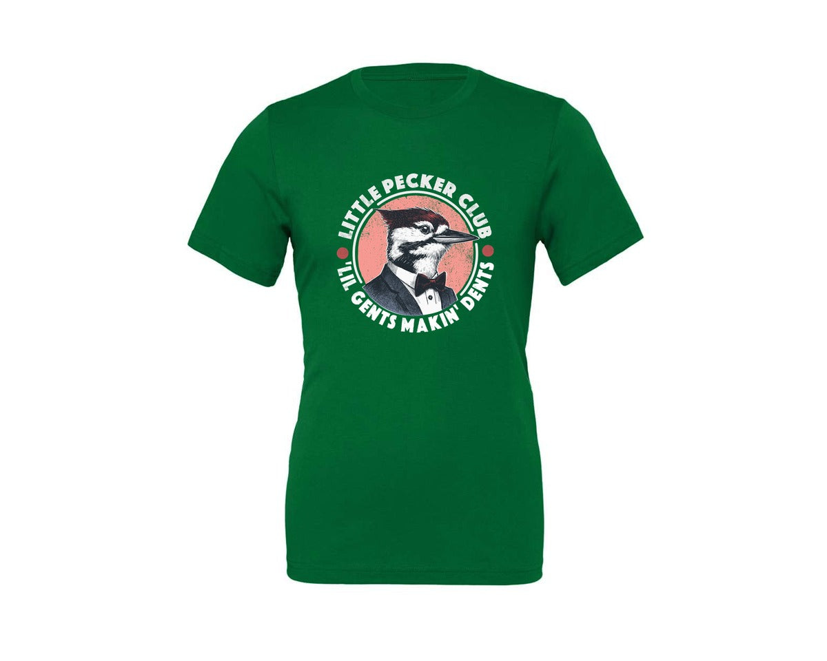 brand:Generic|color:Kelly|Little Pecker Club Lil Gents Makin Dents Graphic T-Shirt