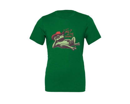 brand:Generic|color:Kelly|Drama Frog Funny Cowboy Aesthetic Graphic T-Shirt