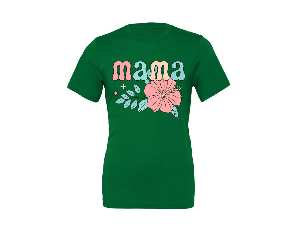 brand:Generic|color:Kelly|Mama Mom T Shirt 4 Graphic T-Shirt