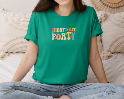 brand:Bella Canvas|color:Kelly|Shorty Hit Forty 3 Graphic T-Shirt