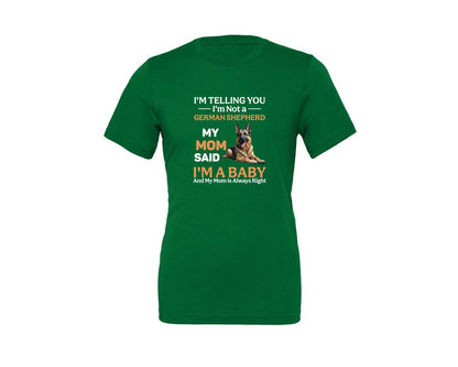 brand:Generic|color:Kelly|Im Telling You Im Not German Shepherd Graphic T-Shirt