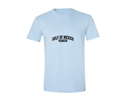 brand:Generic|color:Light Blue|Gulf Of Mexico T Shirt Gulf Of Mexico 2 Graphic T-Shirt