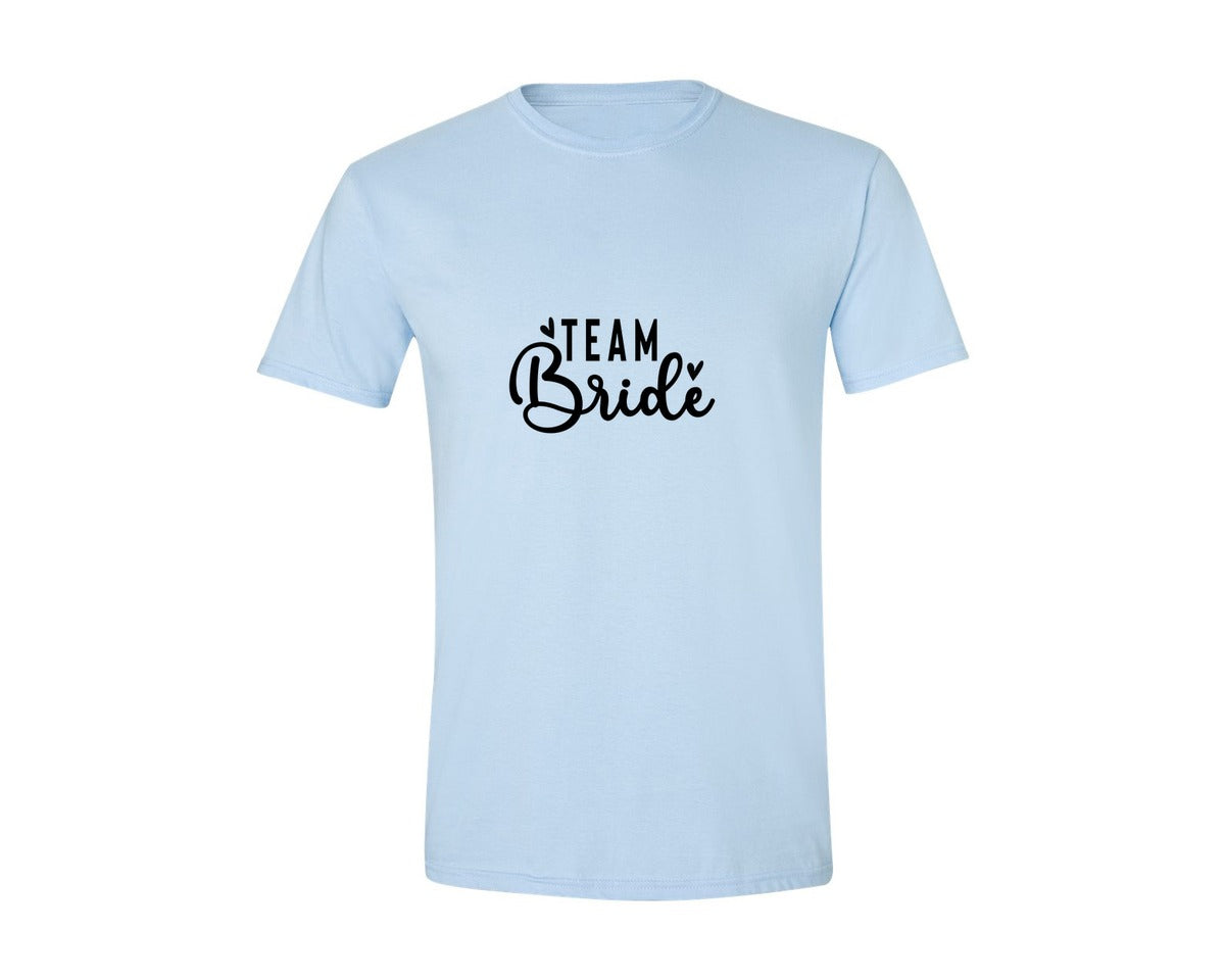 brand:Generic|color:Light Blue|Team Bride Bride Graphic T-Shirt