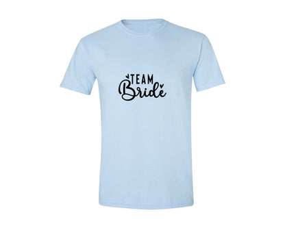 brand:Generic|color:Light Blue|Team Bride Bride Graphic T-Shirt