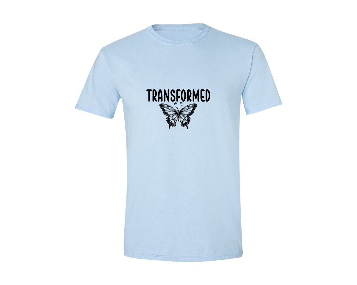 brand:Generic|color:Light Blue|Boho Christian Sleeve Design Graphic T-Shirt