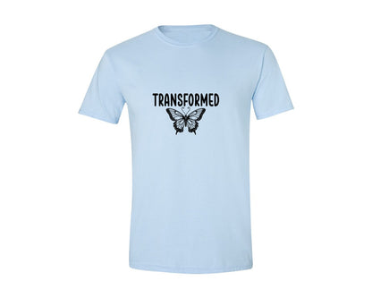 brand:Generic|color:Light Blue|Boho Christian Sleeve Design Graphic T-Shirt