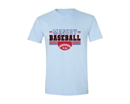 brand:Generic|color:Light Blue|Baseball Shirt Baseball Team Graphic T-Shirt