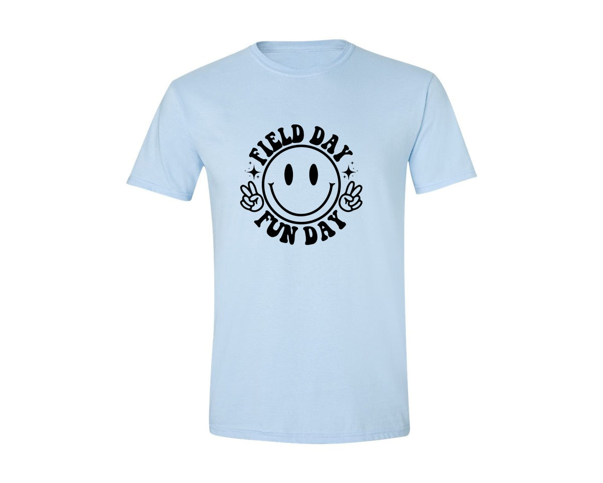 brand:Generic|color:Light Blue|Field Day Fun Day Field Day Graphic T-Shirt