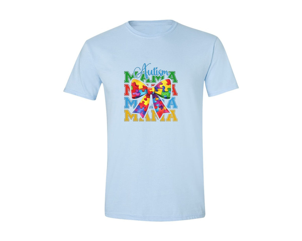 brand:Generic|color:Light Blue|Autism Awareness Autism Graphic T-Shirt